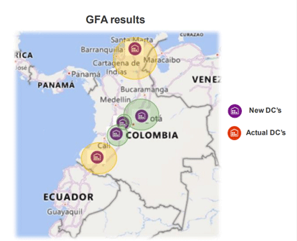 Distribution network design project: Greenfield Analysis results