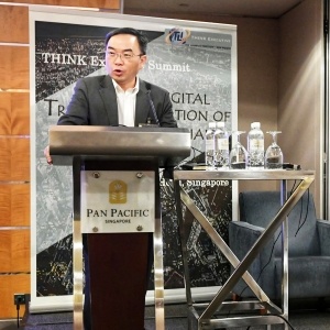Mark Goh presenting at THINK Executive Singapore